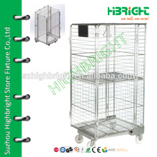 Wire Container Type and Heavy Duty Scale foldable Wire Mesh Roll Cage Container